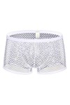 MIYUE Sexy Hommes sous-Vêtements Boxer Respirant Maille Boxershorts Hommes Caleçons Masculins Cueca Pénis Poche Culotte Homme