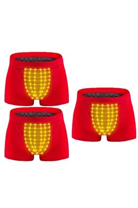 XSION Caleçons Pour Hommes Thérapie Magnétique Soins De Santé Sous-vêtements Dagrandissement Pantalon Intérieur Doux Et Resp