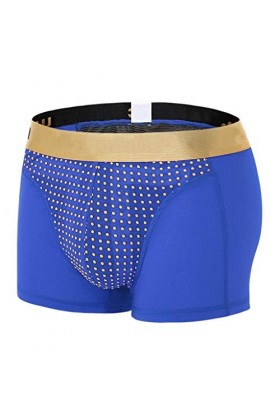 ZAYZ 3 Pcs Hommes Élargissement Slip Santé, Caleçon, Prostate de Tomalin Culotte de Thérapie Magnétique Color : 3pcs Blue, S