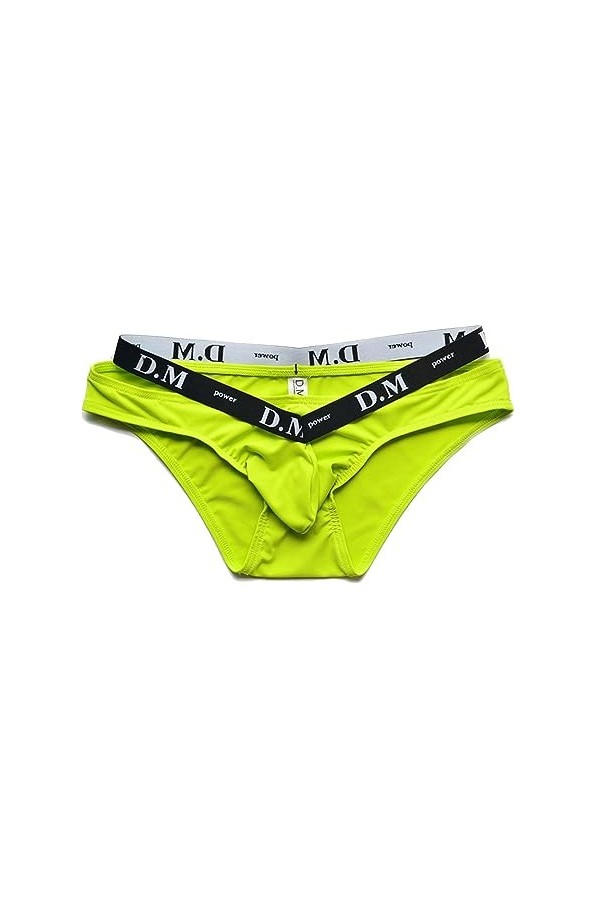 HYQPAI Homme Sexy Boxer Briefs Home Shorts Translucide Thighs Split Lightweight Quick Dry sous-vêtements Arrow Pants Caleçon 