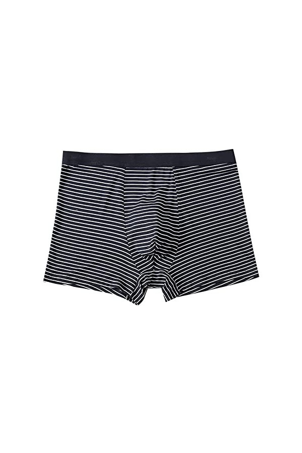 UnoSheng Basketball Sous-vêtements Hommes Rayé -Culotte Homme, Boxer Sexy Jeunesse Rouge, Grand Boxer Respirant Hommes Sous-V