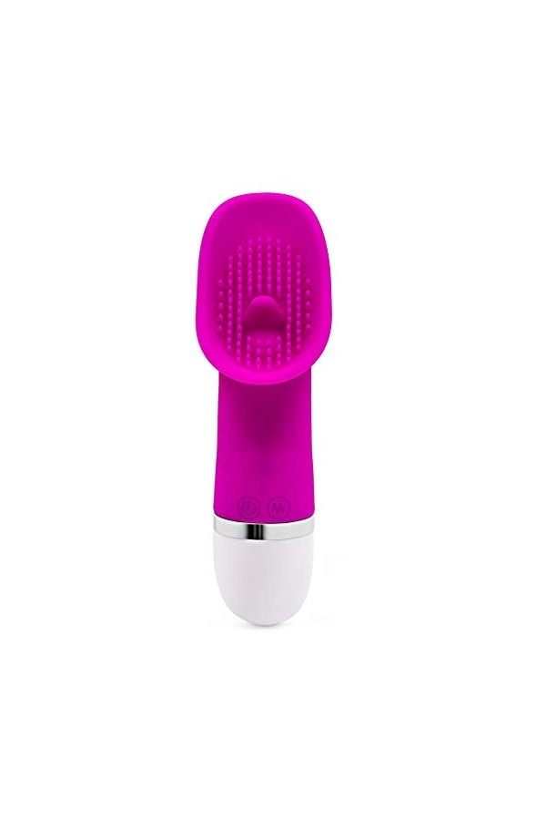 Double Motéur Sucéur léchér Vîbr?téur Langue Vìbrante pour Femme Vìbro-masseur clitoridien Suceur Stimulateur Point g et Sein