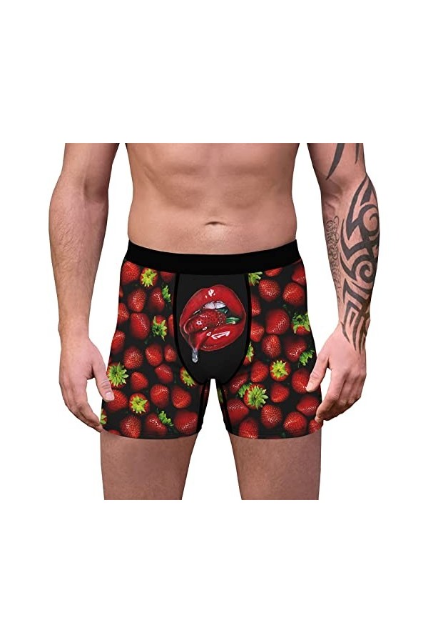 Boxer Homme Maillot de Bain Sexy Briefs Thong Hommes Jeunesse Roman Dessin Animé Motif Impression Boxe sous-Vêtements Shorts 