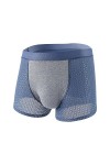 Wukesify Culotte en Soie glacée - Boxer rembourré Respirant pour Hommes,Boxer Sexy, Boxer Élastique pour Homme, Boxer en Soie