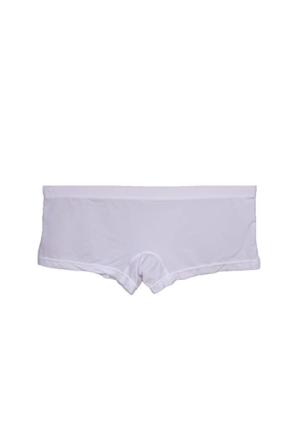 JEShifangjiusu sous-VêTements Transparents De Couleur Unie pour Hommes Ice Silk Breathable Trunks Boxer Sexy Taille Basse Ve