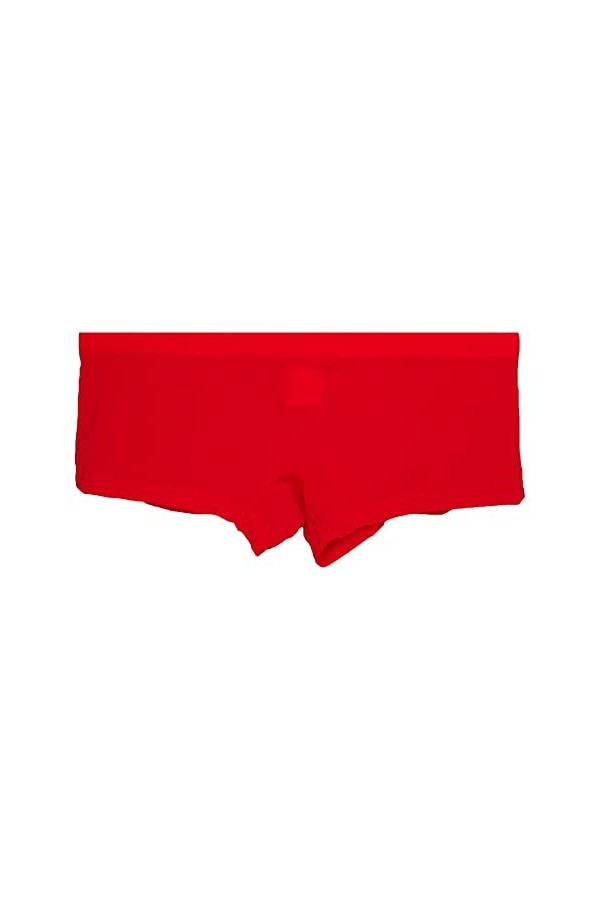 JEShifangjiusu sous-VêTements Transparents De Couleur Unie pour Hommes Ice Silk Breathable Trunks Boxer Sexy Taille Basse Ve