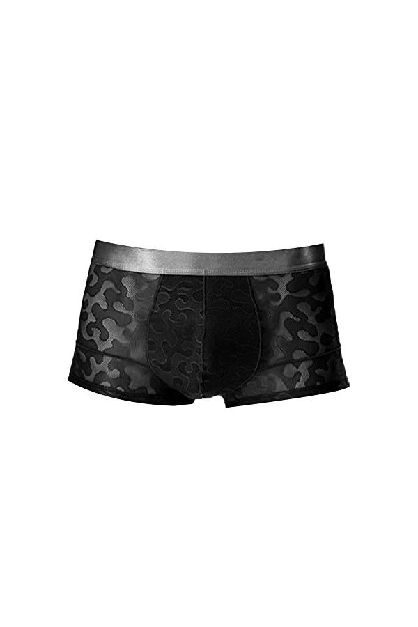 JEShifangjiusu sous-VêTements Sexy pour Hommes - Boxers en Soie GlacéE Boxer Frais Et Respirant Boxer à Motif Jacquard Boxer 