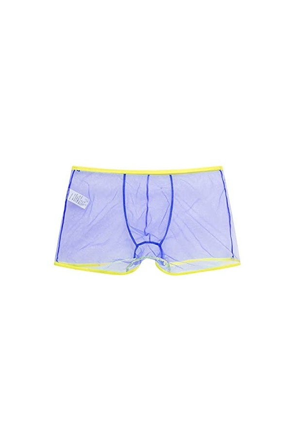 Confortable Respirant Maille Boxershorts Sexy Hommes sous-Vêtements Boxer Hommes Caleçons Masculins Pénis Poche Culotte Homme