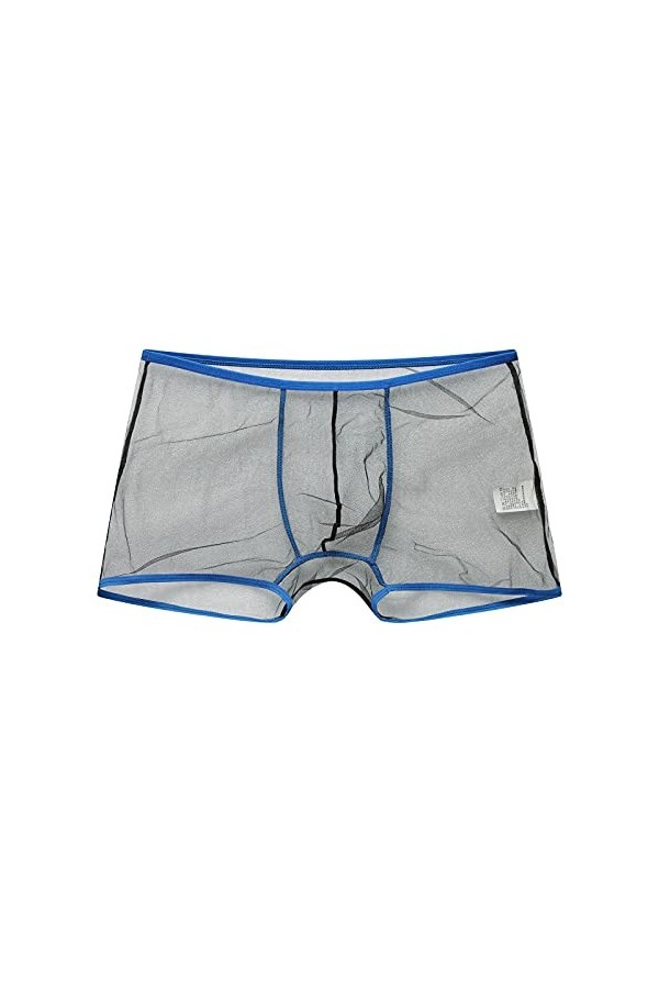 Confortable Respirant Maille Boxershorts Sexy Hommes sous-Vêtements Boxer Hommes Caleçons Masculins Pénis Poche Culotte Homme