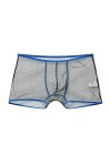 Confortable Respirant Maille Boxershorts Sexy Hommes sous-Vêtements Boxer Hommes Caleçons Masculins Pénis Poche Culotte Homme