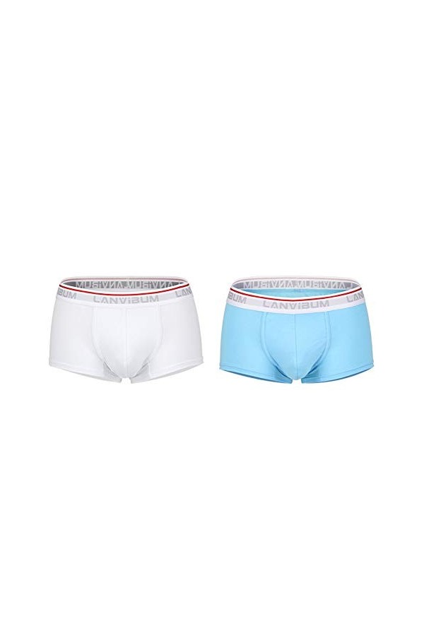 Générique Boxer Breathable Briefs Sexy Hommes U- 2PC sous-vêtements Couleur Fruit Boxer sous-vêtements pour Hommes Désendette