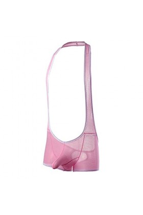 2023 Nouvel An - Boxer sexy pour homme - Boxer en maille respirante - Grande taille - Pour femme - Taille 5X, rose, XL