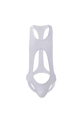 Boxer sexy en maille respirante pour homme, blanc, L