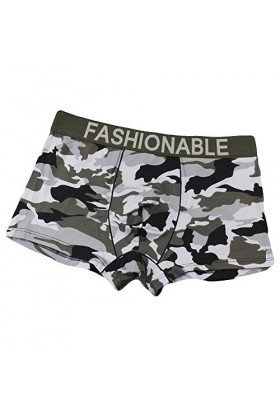 Sous-vêtements pour homme - Sous-vêtements pour homme - Boxer - Personnalité - Super doux - Respirant - Sous-vêtements pour h