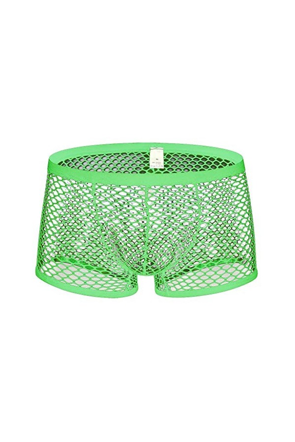 MIYUE Sexy Hommes sous-Vêtements Boxer Respirant Maille Boxershorts Hommes Caleçons Masculins Cueca Pénis Poche Culotte Homme