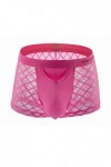 Générique sous-vêtements Respirants Sexy Grande Taille pour Hommes Couleur Unie Boxer Taille Moyenne en Dentelle Lingerie en 