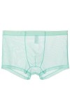 DHaey Boxers Transparents pour Hommes Renflement Soie Glacée Voir à Travers Une Pièce sous-vêtements Sexy pour Hommes sous-vê