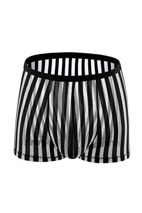 Lingerie Femme Sexy Ensemble Homme Sexy Hot y26k Boxers pour Hommes Culottes Sexy Interband Respirant Briefs Striped Clear Me