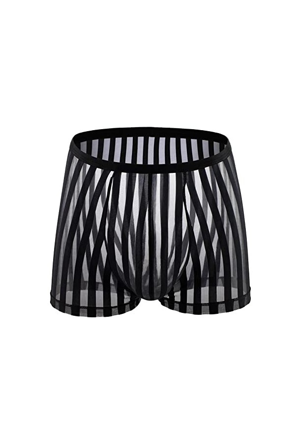 Lingerie Femme Sexy Ensemble Homme Sexy Hot y26k Boxers pour Hommes Culottes Sexy Interband Respirant Briefs Striped Clear Me