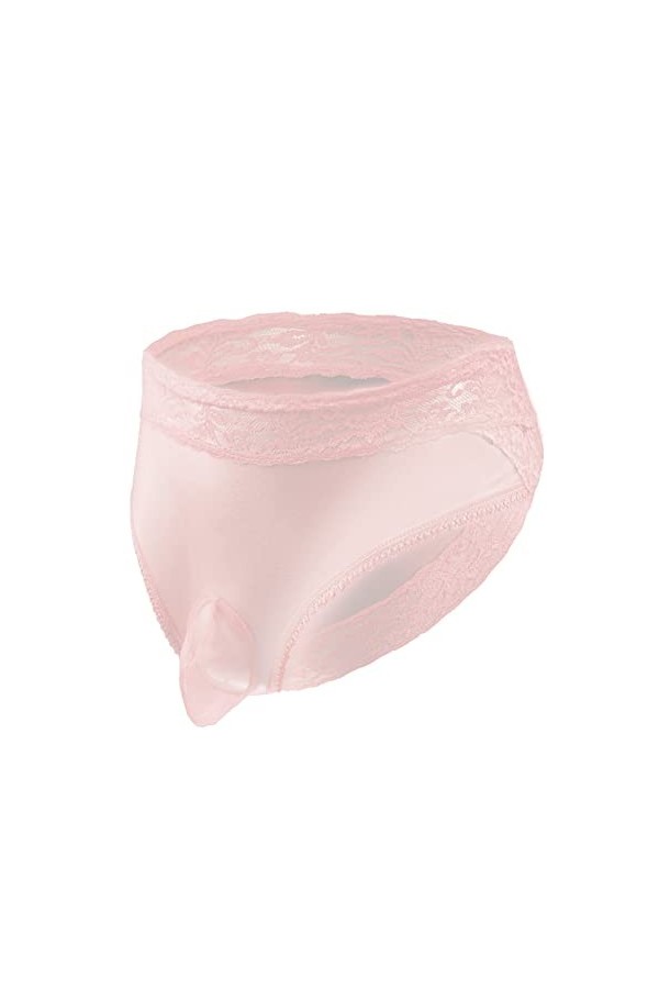 Générique Tenu Sexy sous-vêtements Sexy en Dentelle de Glace pour Hommes Pink, One Size