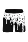 String Homme Sexy Hot Dentelle Slips Boxer Hommes Jeunesse Roman Dessin Animé Motif Impression Boxe sous-Vêtements Shorts Imp