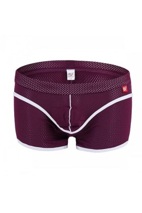 MACIUM sous-vêtements Jockstrap Sexy pour Hommes sous-vêtements pour Hommes Mesh Respirant Régulier Boxer Pantalon High Elast