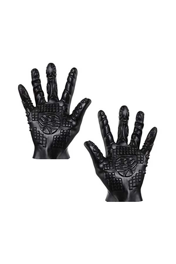 Outil De Massage Pour Homme Et Femme Gant De Massage Doux Pour Flirter Hommes Gants De Taquinerie Côtelés Gants De Taquinerie