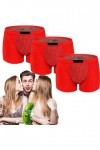 Docxide Royalprestige Prostate Magnetic Therapy Boxer Briefs, Energy Field Therapy Mens Underwear 3X-Large,Red 