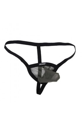 Générique sous-vêtements Transparents en Maille ajourée pour Hommes Tongs Fines et Transparentes String G Extensible et Respi