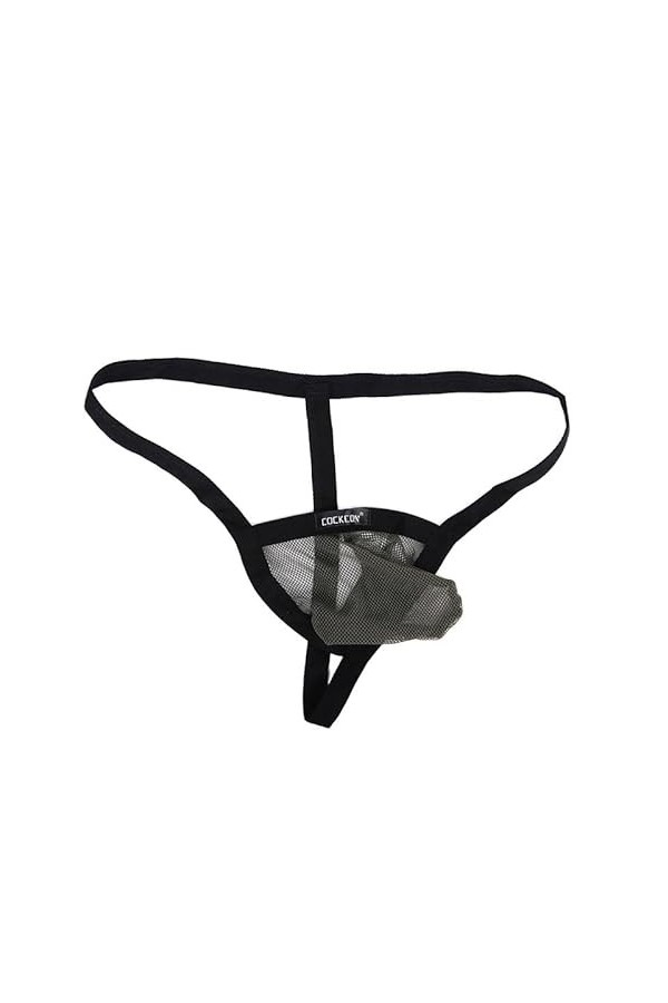Générique sous-vêtements Transparents en Maille ajourée pour Hommes Tongs Fines et Transparentes String G Extensible et Respi
