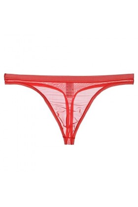 Générique String G pour Hommes Dos en T Slip Transparent String Transparent Taille Basse Bikini sous-vêtement Sexy Transparen