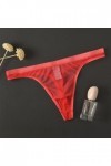 Générique String G pour Hommes Dos en T Slip Transparent String Transparent Taille Basse Bikini sous-vêtement Sexy Transparen