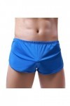 Générique Boxer Sexy Fendu sur Le côté pour Hommes sous-vêtements Confortables caleçons Doux et Respirants Bleu,3XL 
