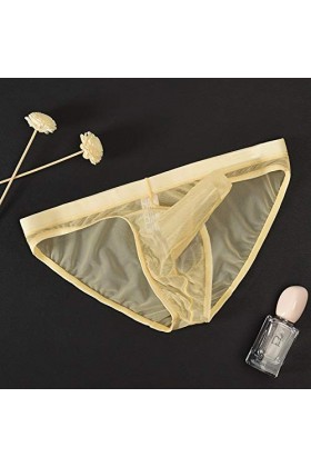 Générique sous-vêtements Transparents avec Nez déléphant pour Hommes Tongs Fines Sexy Transparents Culotte Extensible Taille