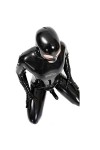 FASZFSAF Costume Chat Cuir Verni Brillant pour Hommes Complet Corps Hommes Sexy Latex Serré GlissièRe Combinaison VêTements C