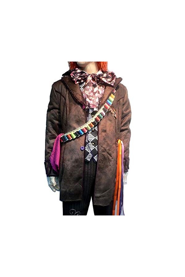 costumebase Chapelier fou Bandolier Ceinture de fil de fil coloré Costume de bandoulière