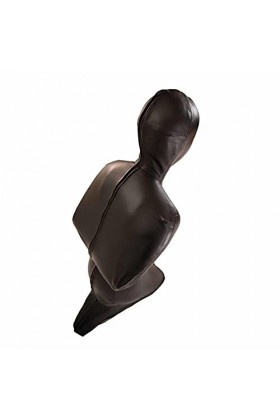 pour des Hommes Sexy Latex Le Maillot de Corps Brevet Brillant Cuir Prisonnier Costume Chat Tout Le Serré Combinaison Vêtemen