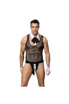 Elonglin Sexy Homme Uniforme Costume Tenues Lingerie Érotique String Boxer Cosplay Vêtement de Nuit Clubwear Jeu de Rôle 1