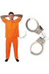 I Love Fancy Dress ilfd4563&nbsp;x l + Poignets Orange Convict Costume Prisonnier pour TV et Film Personnage Fancy Dress X-Large 