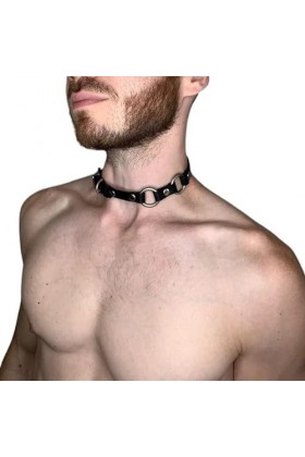 Mengsiy Sissy PU Cuir Hommes Collier Harnais Gay Club vêtements Champ Exotique Carnaval Festif vêtements Accessoires Punk Bra