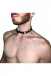 Mengsiy Sissy PU Cuir Hommes Collier Harnais Gay Club vêtements Champ Exotique Carnaval Festif vêtements Accessoires Punk Bra