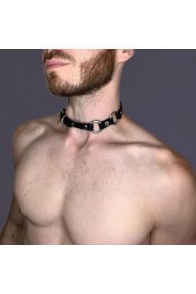 Mengsiy Sissy PU Cuir Hommes Collier Harnais Gay Club vêtements Champ Exotique Carnaval Festif vêtements Accessoires Punk Bra