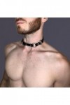 Mengsiy Sissy PU Cuir Hommes Collier Harnais Gay Club vêtements Champ Exotique Carnaval Festif vêtements Accessoires Punk Bra