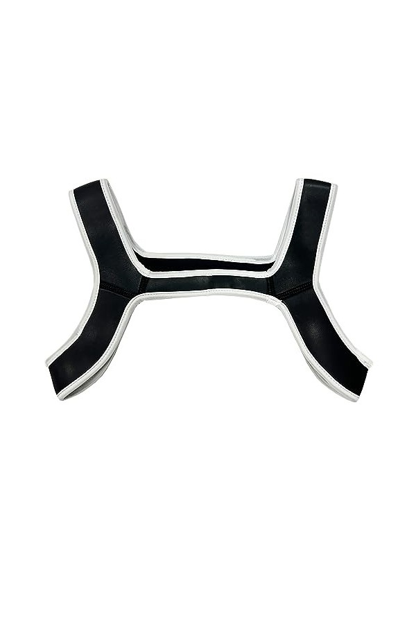 TACKTIMES Body pour homme effet mouillé - En néoprène - Pour la poitrine, Noir , L