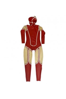 AZRLZP Devinez la tenue uniforme dinfirmière en Latex faite à la main en caoutchouc, que ce soit pour les catégories bouilli