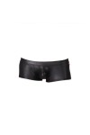 OLIns Homme Sexy Boxer MéTallique Brillant Shorts Jockstrap String Érotique Tempt Bar pour Color:Black,Size:L 