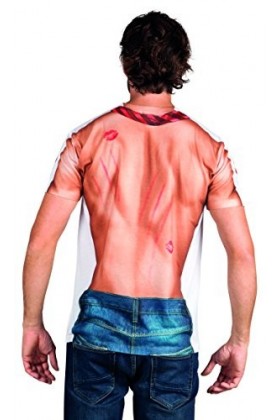 imitation véritable Costume Homme NU sexy T-shirtMulticoloured - Chest size 48-50 XLarge 
