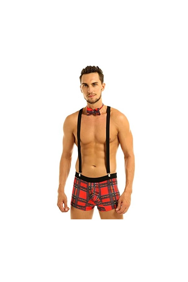 Alvivi Sexy-Homme Sissy-String De Sailor Boxer Sexy Cosplay Marine Uniforme Costume Tenues Lingerie Érotique Vêtement De Nuit