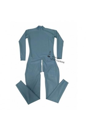 Combinaison moulante en Latex pour hommes et femmes, Design complet, Sexy, décolleté, entrée en caoutchouc, Catsuit, vêtement