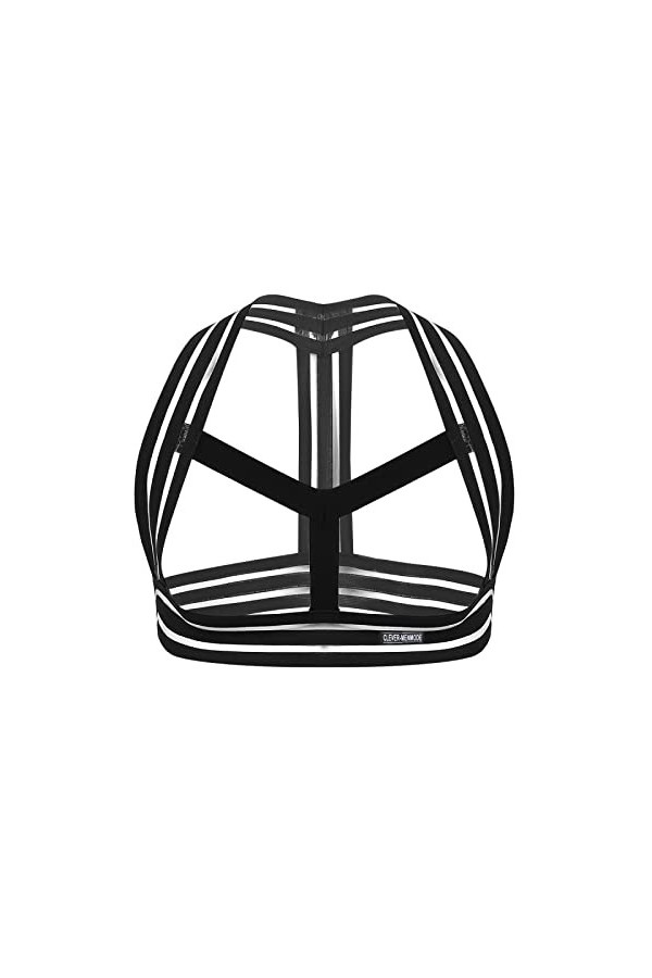 UIWFJEH Lingerie Sexy pour Hommes Costume De Performance De Boîte De Nuit pour Hommes Ceinture De Bondage Serré Érotique Cein